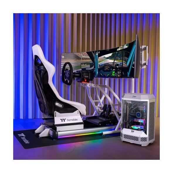 Βάση Τριπλής Οθόνης Thermaltake για Cockpit Λευκό