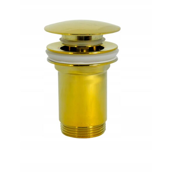 Invena ορειχάλκινο πώμα click-clack, χρυσό SC-B1-170-V