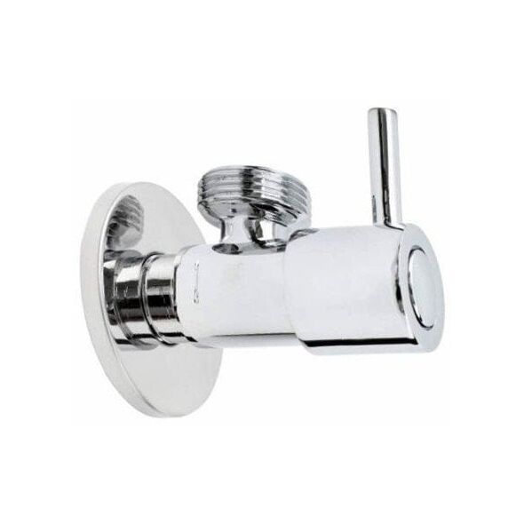 Invena γωνιακή βαλβίδα με κεραμική κεφαλή 1/2"x1/2", χρώμιο ZW-43-015