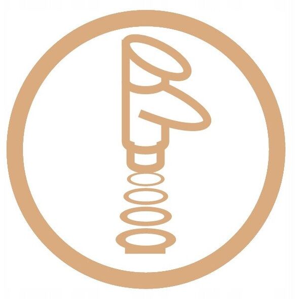 Μπαταρία κουζίνας Invena Kalitea, μαύρο BZ-72-004-V