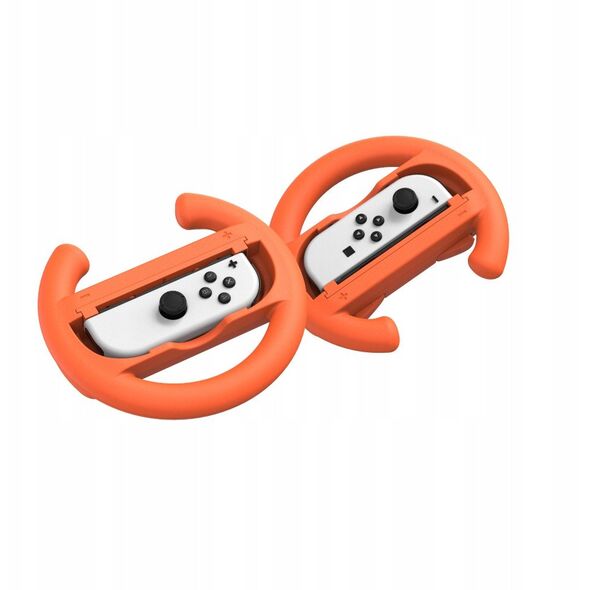 YAXO Σετ Τιμονιών για Joy-Con WHEELS SET για NS/NS2 Inferno Orange&Hydro Blue