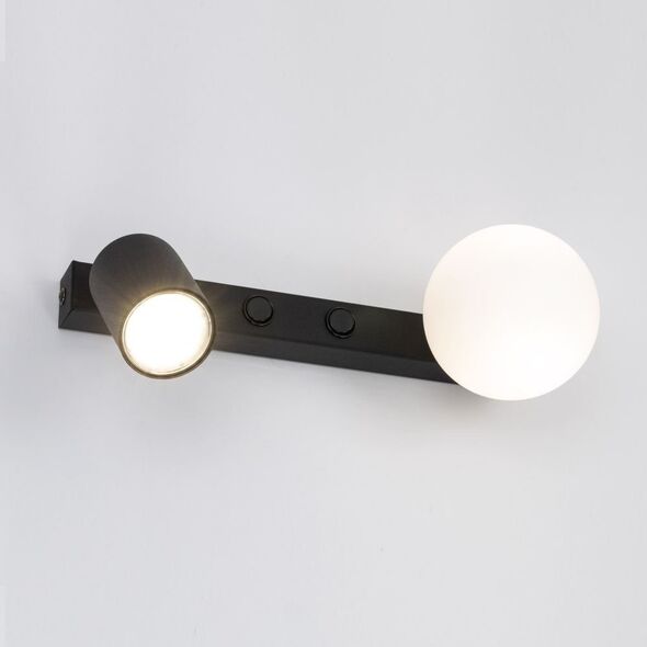 Φωτιστικό τοίχου TK Lighting Vox 10148 1x10W GU10 1x6W G9 μαύρο/λευκό