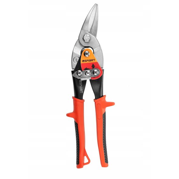 ψαλίδια λαμαρίνας soft grip, 240 mm, crmo, αριστερά
