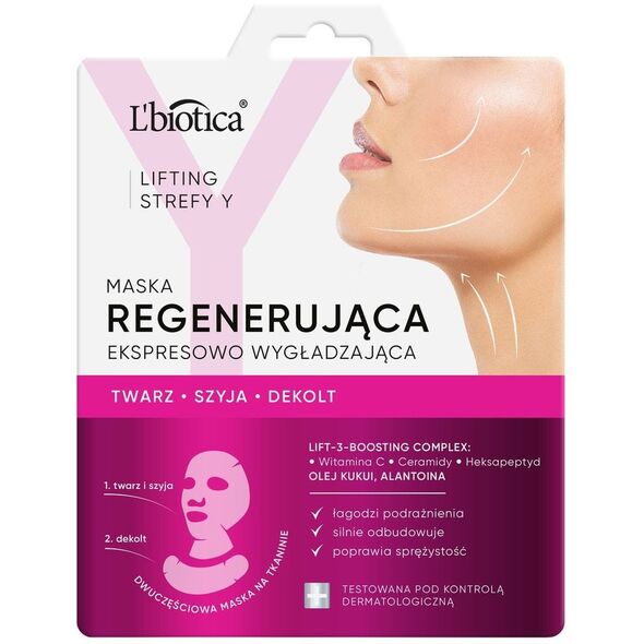 Lbiotica / Biovax L`biotica lifting strefy y maska regenerująco ekspresowo wygładzająca