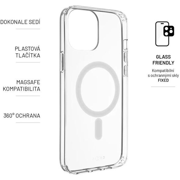 Etui FIXED MagPure do iPhone 14 kompatybilne z MagSafe przezroczyste - Gwarancja bezpieczeństwa. Proste raty. Bezpłatna wysyłka od 170 zł.
