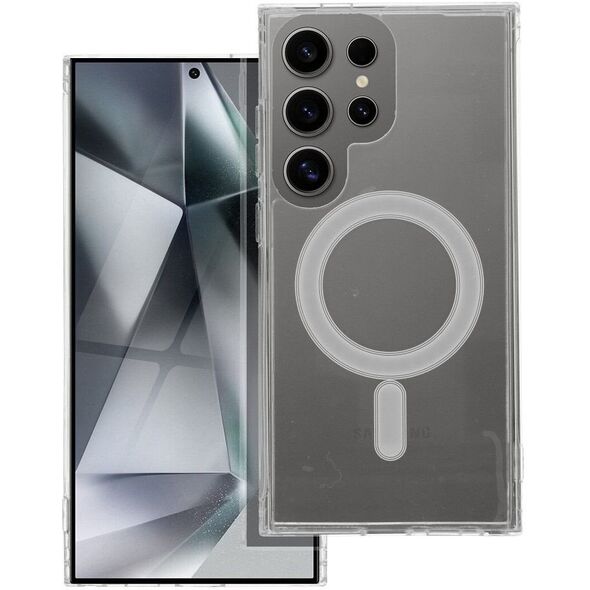 Futerał CLEAR MAG COVER kompatybilny z MagSafe do SAMSUNG S25 transparentny