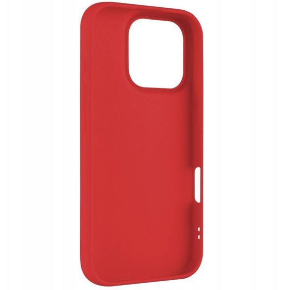 Fixed Story | Back cover | Apple | iPhone 16 Pro | Rubberized | Raudona
