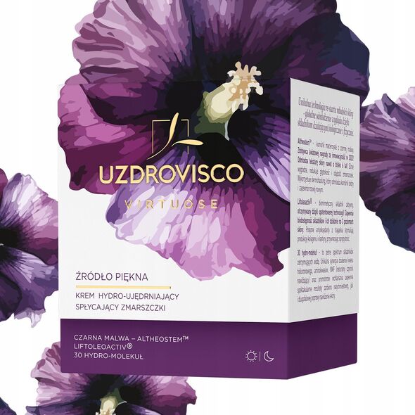 UZDROVISCO_Virtuose Źródło Piękna krem hydro-ujędrniający spłycający zmarszczki 50ml