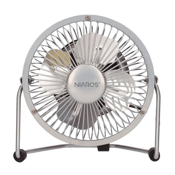 Επιτραπέζιος Ανεμιστήρας Niaros Kila USB 2.5W Mini Γκρι 8433373007291 8433373007291 έως και 12 άτοκες δόσεις