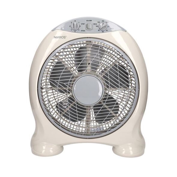 Επιτραπέζιος Ανεμιστήρας Box Niaros Santadi 50W Μπεζ 8433373007000 8433373007000 έως και 12 άτοκες δόσεις