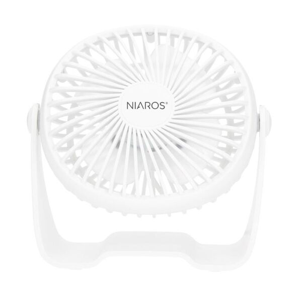 Επιτραπέζιος Ανεμιστήρας Niaros Alua USB 3W Mini Λευκό 8433373068841 8433373068841 έως και 12 άτοκες δόσεις