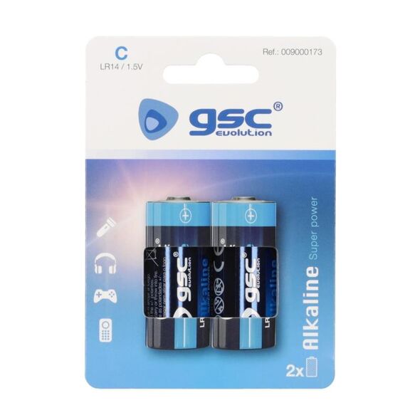 Μπαταρία Alkaline GSC Evolution C LR14 (2 τεμ.) 8436039201736 8436039201736 έως και 12 άτοκες δόσεις