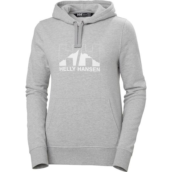 Helly Hansen Bluza damska W Nord Graphic Pullover Hoodie Grey Melange r. L (62981_951)