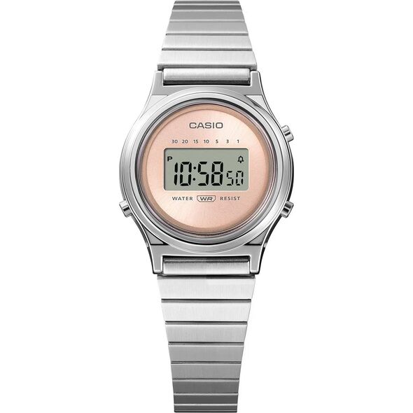 Zegarek Casio Vintage Zegarek damski Casio LA700WE-4AEF srebrny