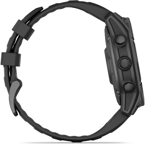 Έξυπνο ρολόι Garmin Αθλητικό ρολόι GARMIN Fenix E, 47mm Amoled, Slate Gray Steel/Black