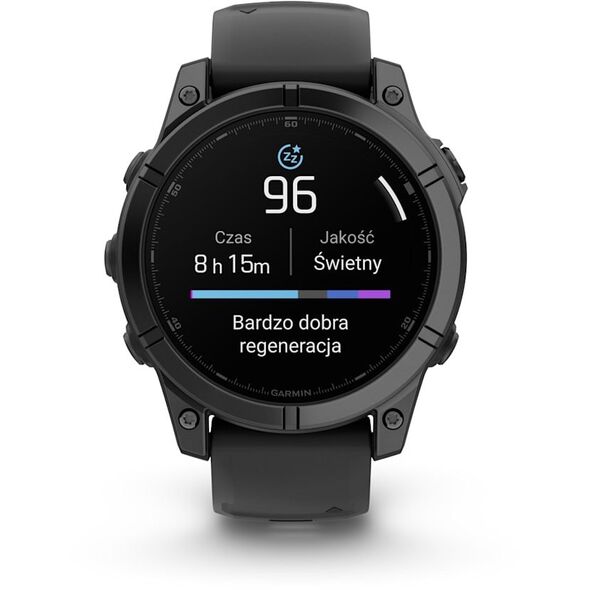 Έξυπνο ρολόι Garmin Αθλητικό ρολόι GARMIN Fenix E, 47mm Amoled, Slate Gray Steel/Black