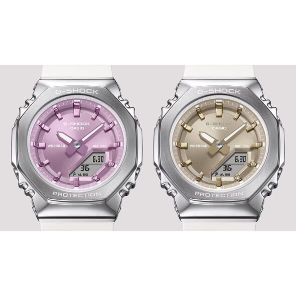 Casio G-Shock GM-S2110-7A9ER  200m biały