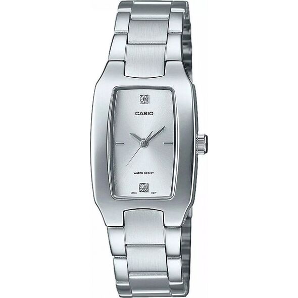 Zegarek damski Casio LTP-1165PA-7C2EF CYRKONIE srebrny
