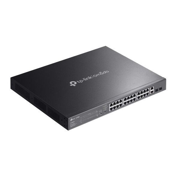 TP-Link Omada ES228GMP 28-Port Gigabit Easy mgd. Switch 24-Port PoE+
