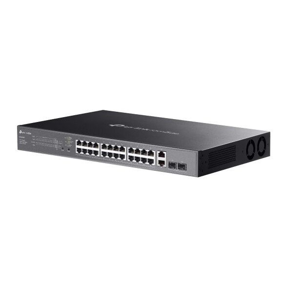 TP-Link Omada ES228GMP 28-Port Gigabit Easy mgd. Switch 24-Port PoE+