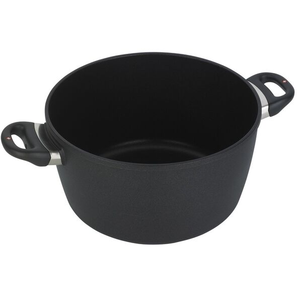 Σουπιέρα με καπάκι 28 cm 8L, επαγωγή Μαύρο Swiss Diamond