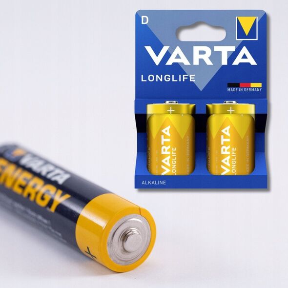 Μπαταρία D Varta VARTA Longlife D Blister 2 Αλκαλική-μαγγανίου 1.5 V 2 τεμ
