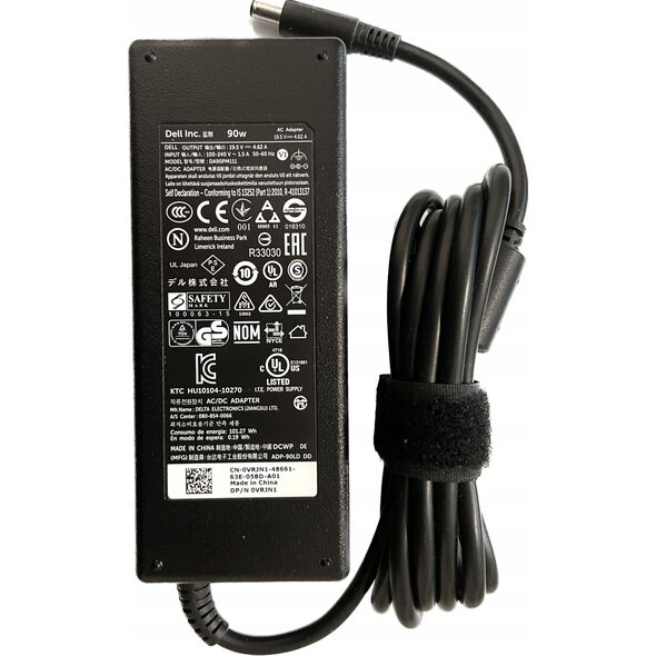 Προσαρμογέας AC Dell, 90W, 19.5V, 3 Pin, 4.5mm, Καλώδιο Τροφοδοσίας C6