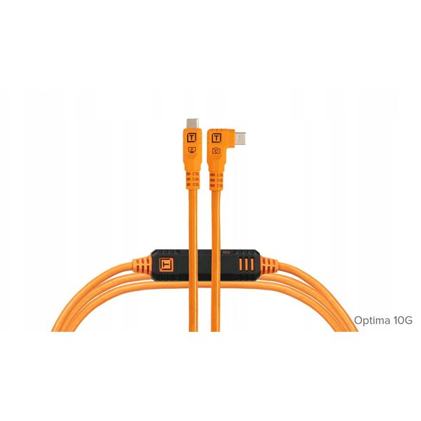 Tether Tools TetherPro USB-C Optima 10G δεξιά πορτοκαλί 4,6μ