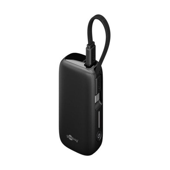 Powerbank 5 000 mAh ze wbudowanym kablem USB-C