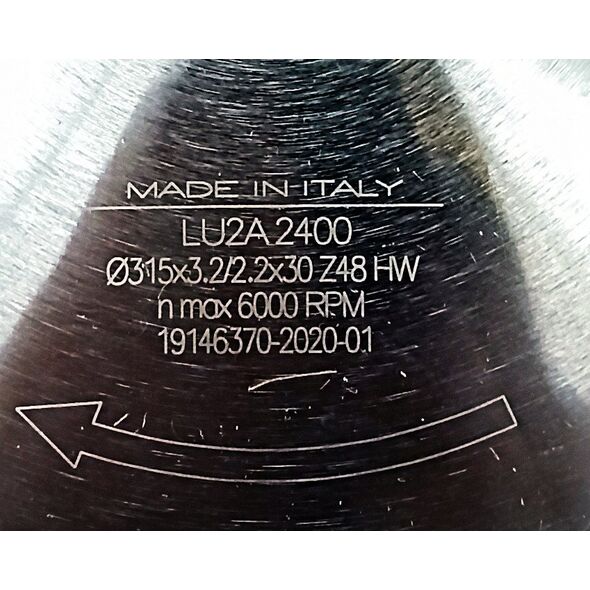 Tarcza Pil. LU2A 2400 315X30-48