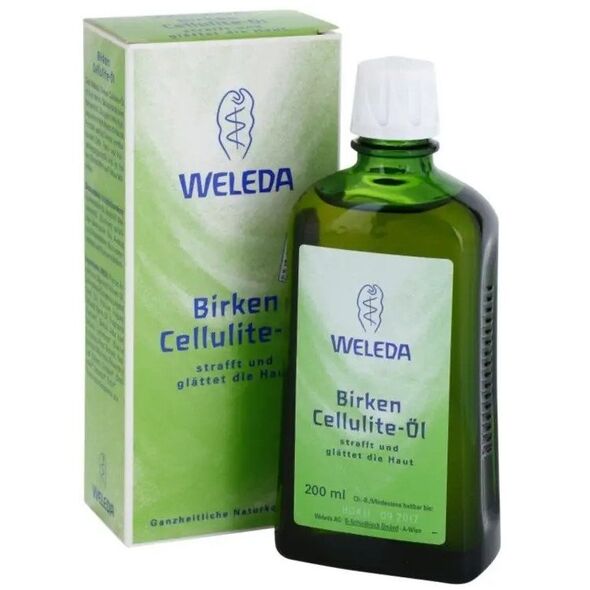 Aliejus nuo celiulito su beržų lapų ekstraktu Weleda, 200 ml