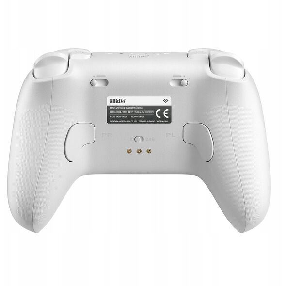 8BitDo Ultimate 2 Wireless BT game controller, PC/Switch, white