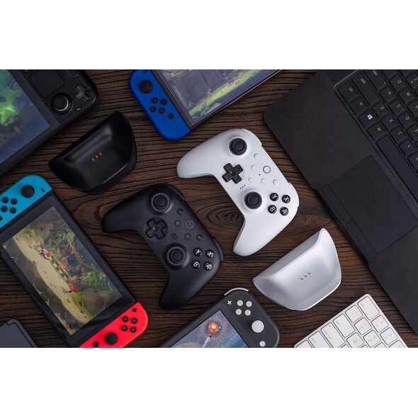 8BitDo Ultimate 2 Wireless BT game controller, PC/Switch, black