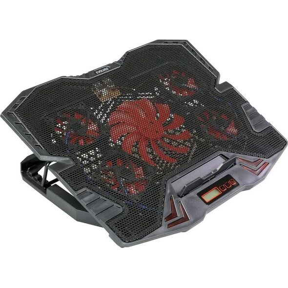 Evolveo EVOLVEO Ania 5R, chladicí podstavec pro notebook, červené podsvícení