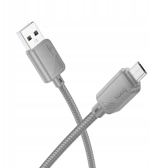 Καλώδιο USB A σε Micro USB HOCO 2,4A 1 m X113 γκρι