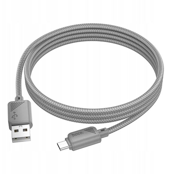 Καλώδιο USB A σε Micro USB HOCO 2,4A 1 m X113 γκρι