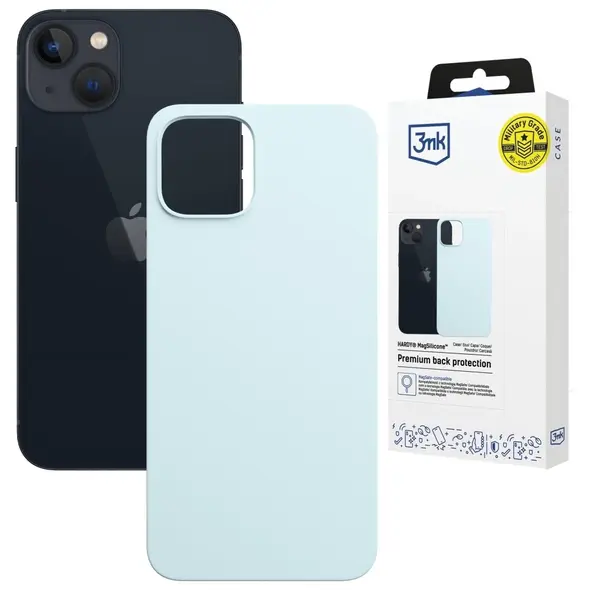 Etui 3MK Hardy MagSilicone do Apple iPhone 15 niebieski