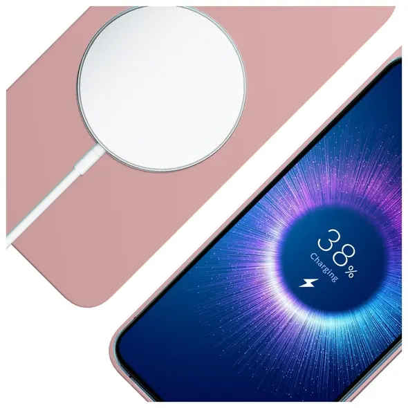 Etui 3MK Hardy MagSilicone do Apple iPhone 15 różowy