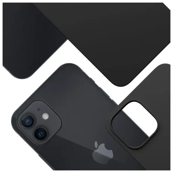 Etui 3MK Hardy MagSilicone do Apple iPhone 12 czarny