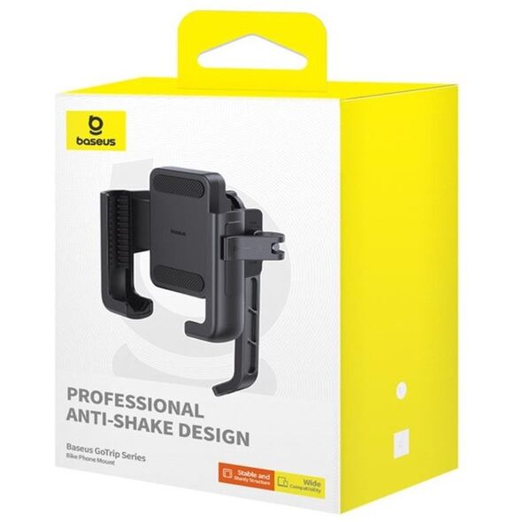 Βάση ποδηλάτου Baseus GoTrip Series Bike Phone Mount Rearview Mirror Version Cluster μαύρο