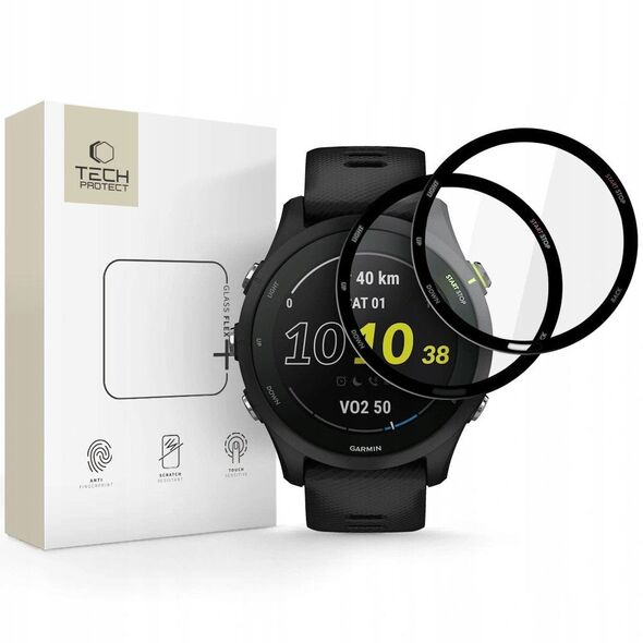ΥΒΡΙΔΙΚΟ ΓΥΑΛΙ TECH-PROTECT GLASS FLEX+ 2-PACK GARMIN FORERUNNER 255 / 255 MUSIC BLACK