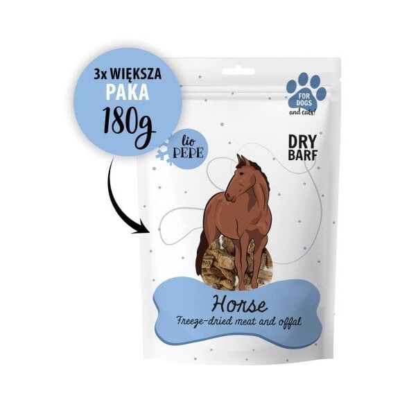Paka Zwierzaka Lio Pepe Λιχουδιά Horse (συκώτι αλόγου) XL 180g