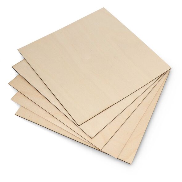 Κόντρα πλακέ σημύδας - 1mm - 200x200mm - κατηγορία 1/1 - 5τεμ.