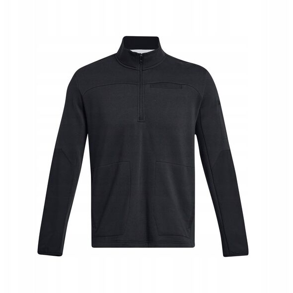 Φούτερ με φερμουάρ 1/2 Under Armour Tac Rival Job Fleece - μαύρο/μαύρο/μαύρο