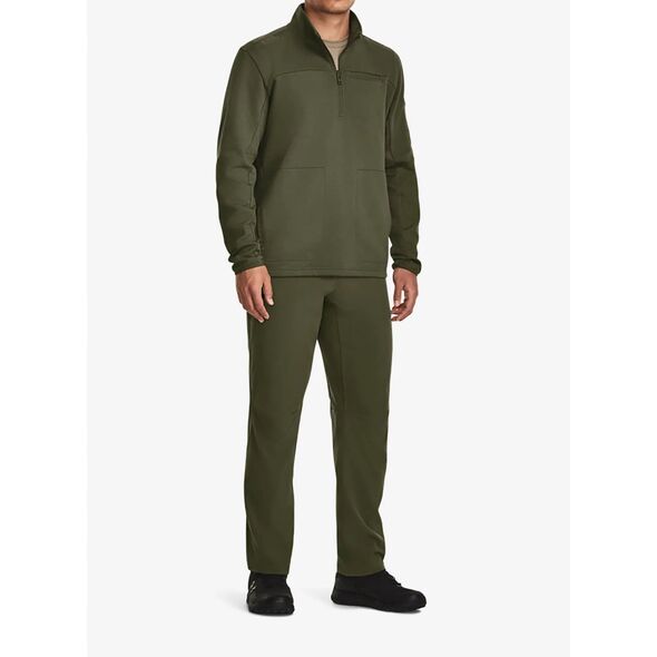 Φούτερ με φερμουάρ 1/2 Under Armour Tac Rival Job Fleece - marine green/marine green