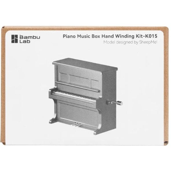 Piano Music Box Winding Kit-015 - zestaw do budowy pozytywki - Bambu Lab}
