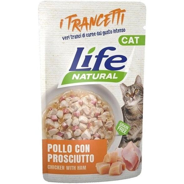 Life Cat NaturalKarma dla Kota Kurczak Szynka 55g