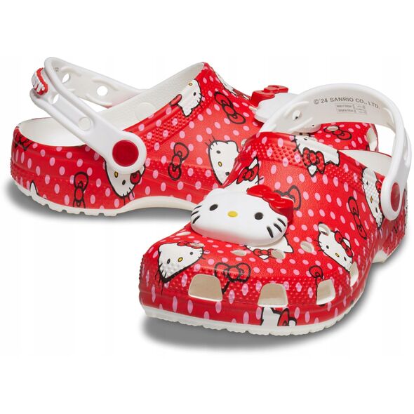 Crocs Classic Hello Kitty Κόκκινο Σαμπό K 210576-90H Κόκκινο 30/31