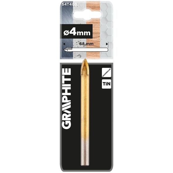 Πολυχρηστικό τρυπάνι TiN, 4 mm