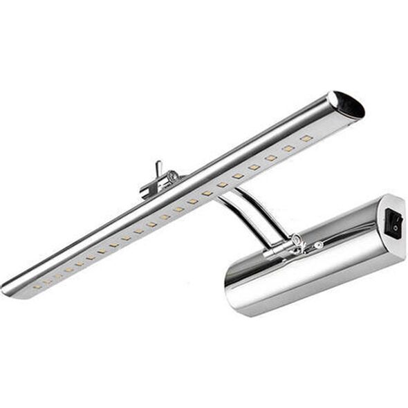 Φωτιστικό εικόνας LED HOROZ FLAMINGO, 6 W, 500 lm, 4200 K, IP20, χρώμιο, 50.5 cm
